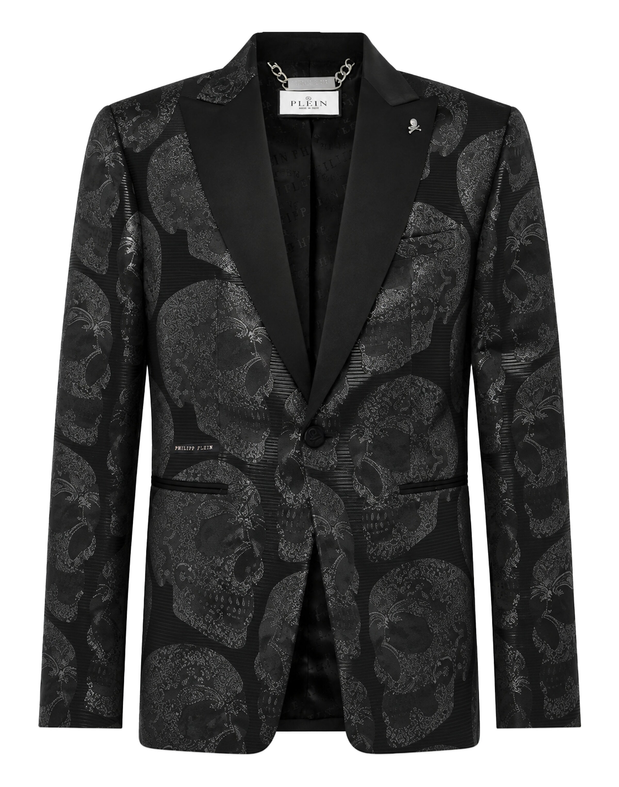 Philipp Plein Colbert 'Skull' in 44 in de kleur Zwart, Productweergave