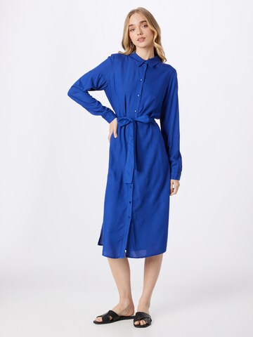 PIECES Blousejurk 'Cammie' in Blauw: voorkant