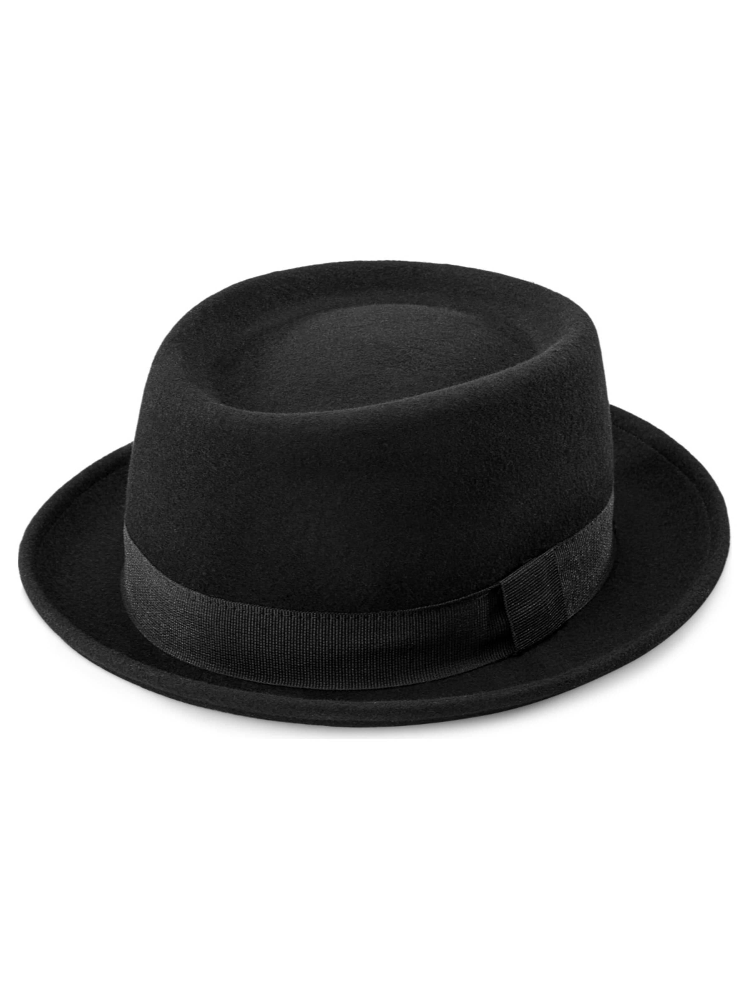 Fawler Hat 'Heisenberg' i sort: forside