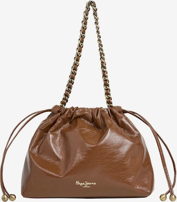 Sacs à main Pepe Jeans en marron : devant