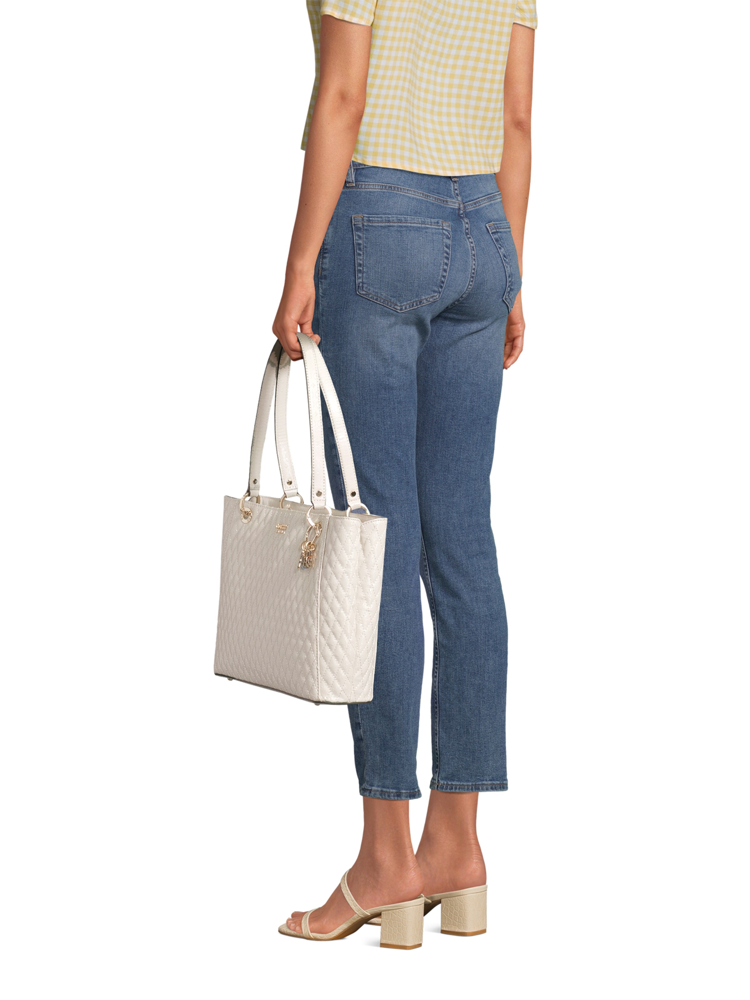 GUESS Shopper táska 'Betula' - bézs: elől