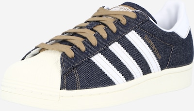 ADIDAS ORIGINALS Σνίκερ χαμηλό 'SUPERSTAR' σε σκούρο μπλε / λευκό, Άποψη προϊόντος