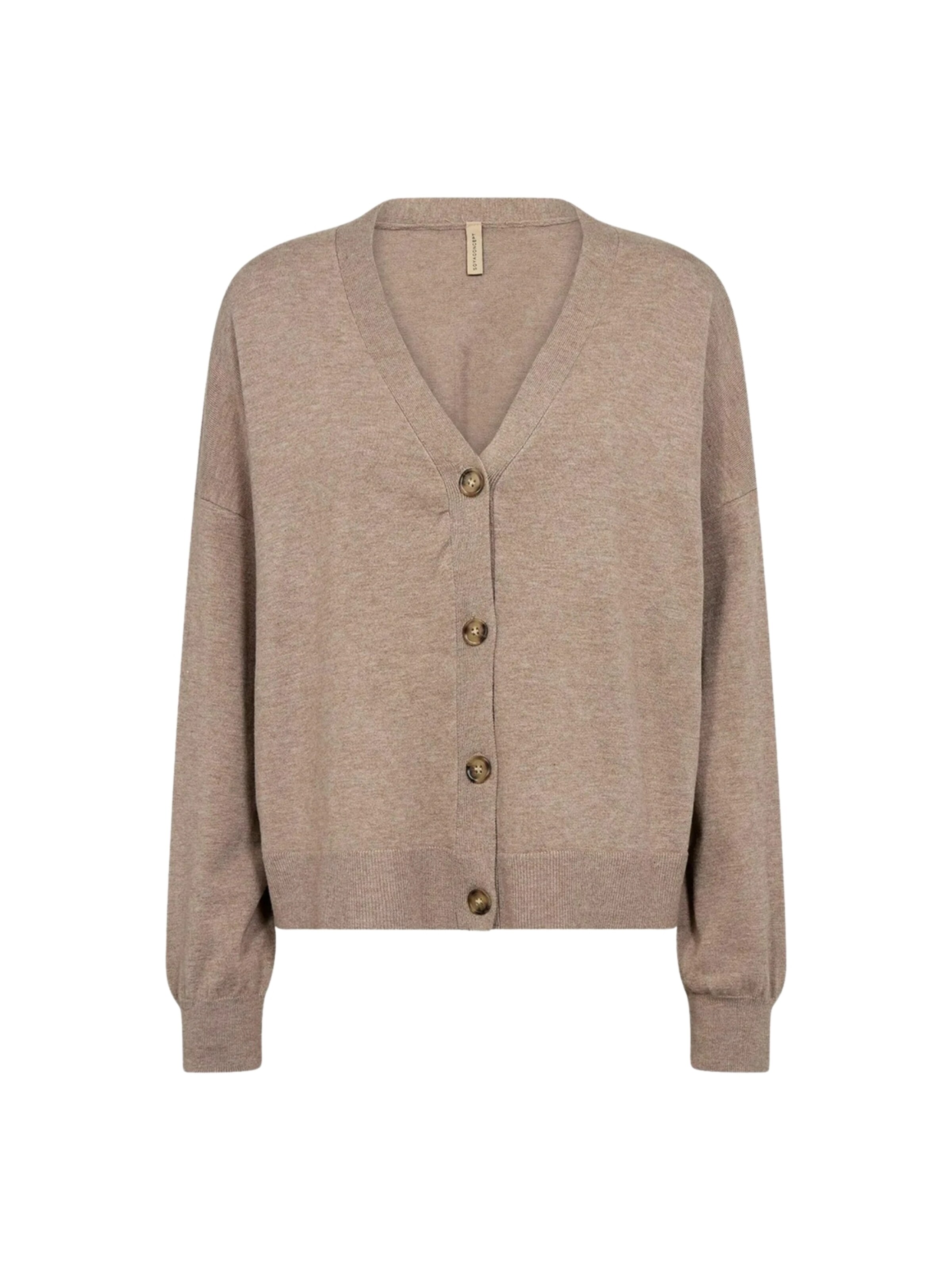 Cardigan 'Nicoline 2' Soyaconcept en beige : devant