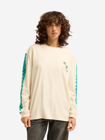 BILLABONG Shirt 'On Vacay' in L in Turquoise / Brown / Petrol / Wool white, Item view