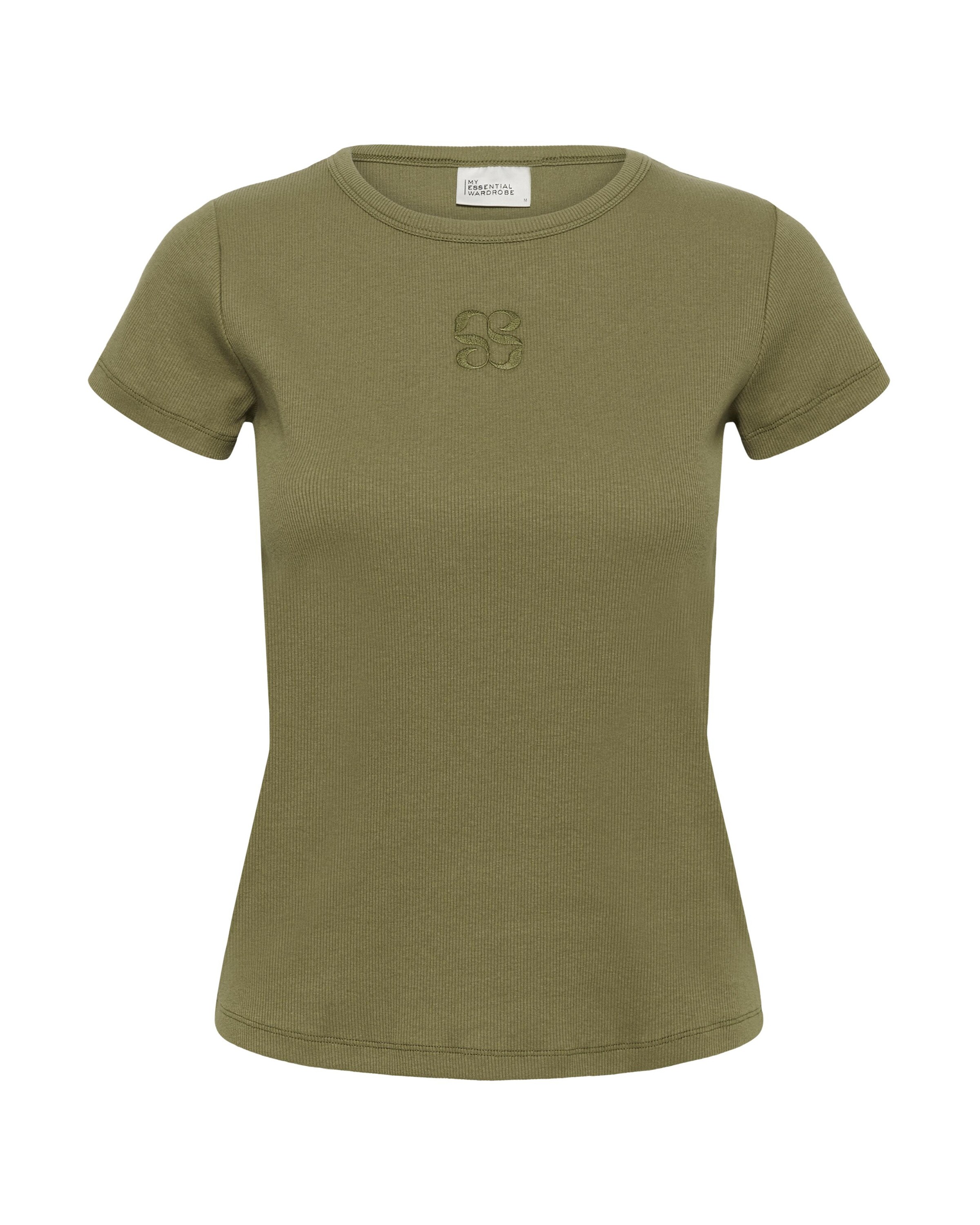 My Essential Wardrobe Shirt in Green: front