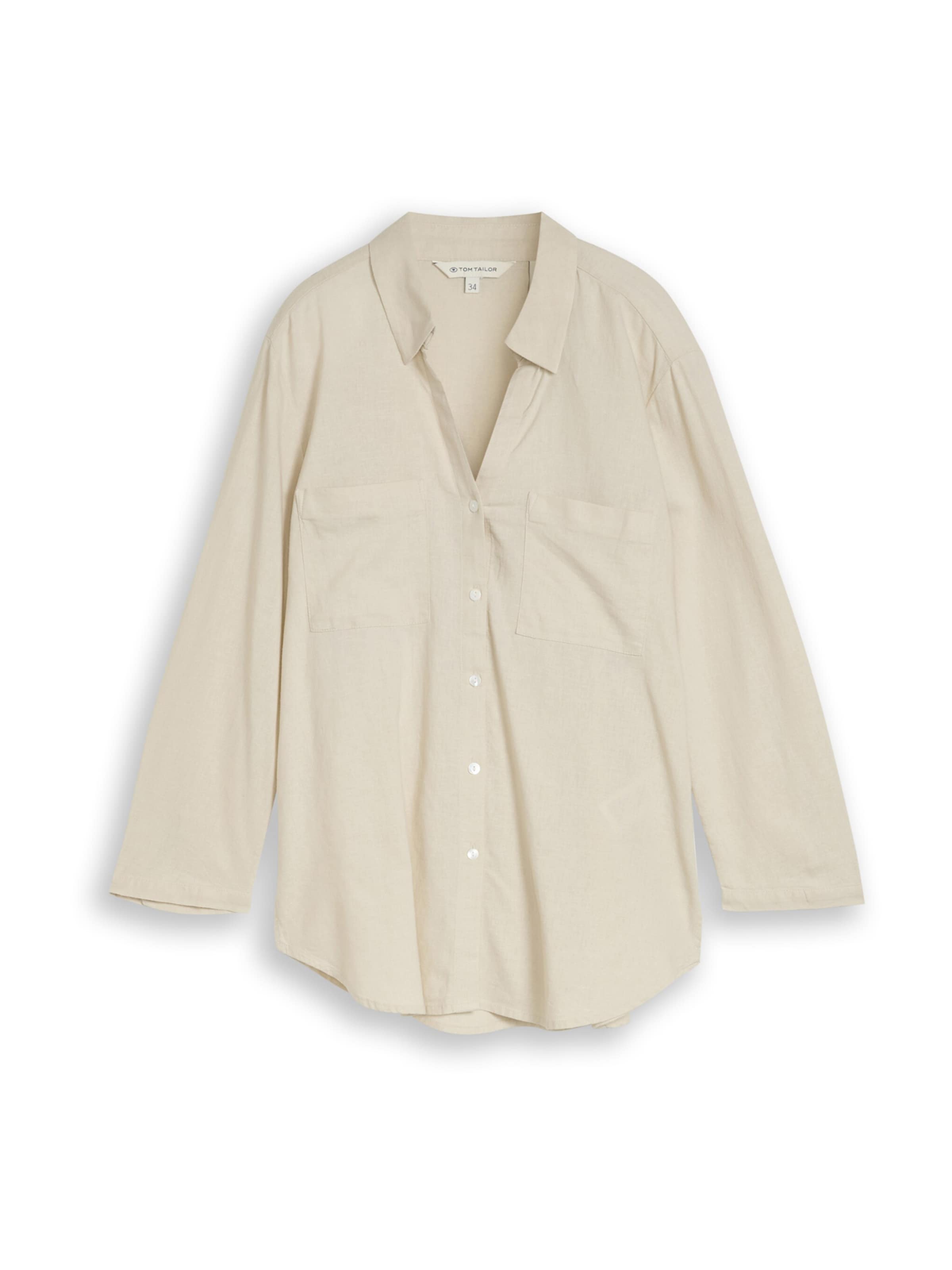 TOM TAILOR Блузка в Коричневый: спереди