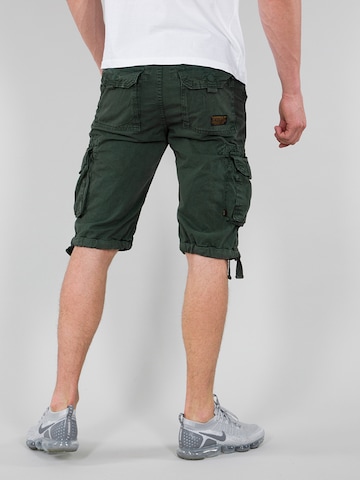 ALPHA INDUSTRIES Regular Cargobroek in Groen