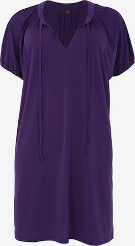 Yoek Dress in Purple: front