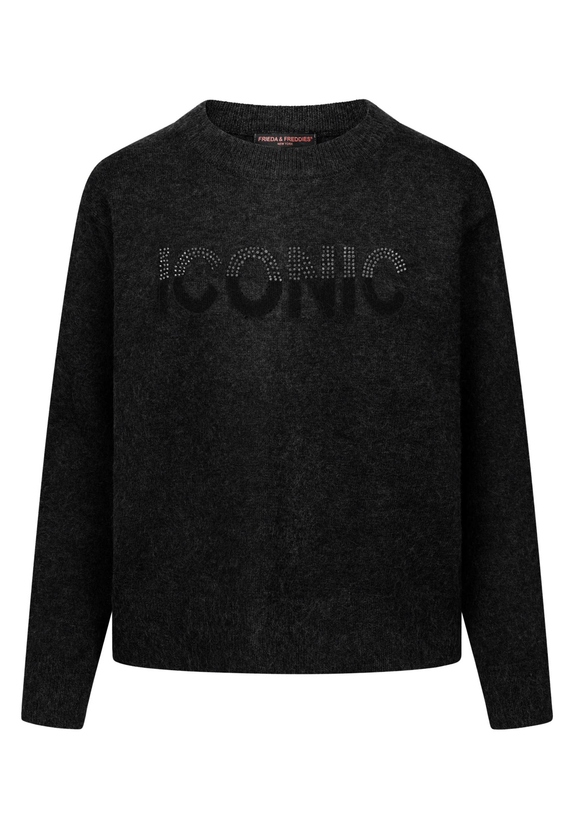 Frieda & Freddies NY Pullover in Schwarz: Vorderseite