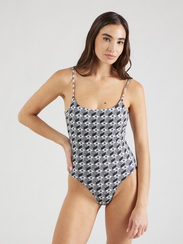 HUGO Bustier Badpak 'PURE' in Gemengde kleuren: voorkant