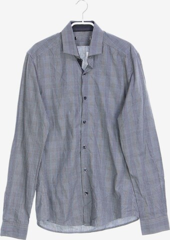UNBEKANNT Button Up Shirt in S in Grey: front