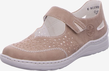Rieker Slipper in Beige: Vorderseite