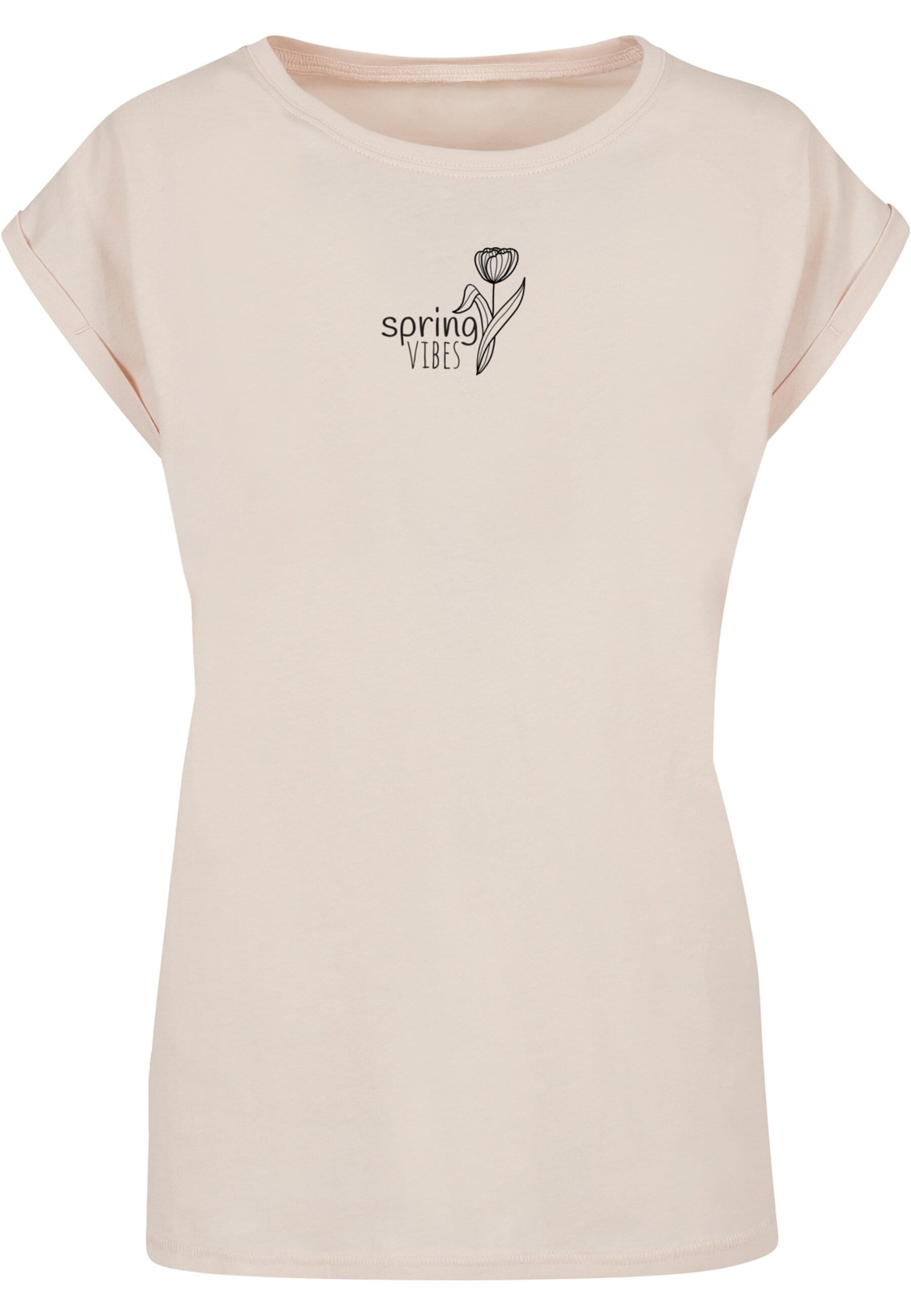 Merchcode Shirt 'Spring - Vibes' in Beige: front