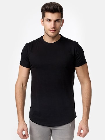 Tazzio - Camiseta 'E105' en negro: frente