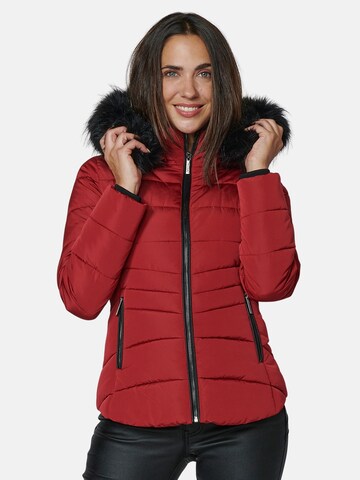 KOROSHI Winter jacket in Red: front