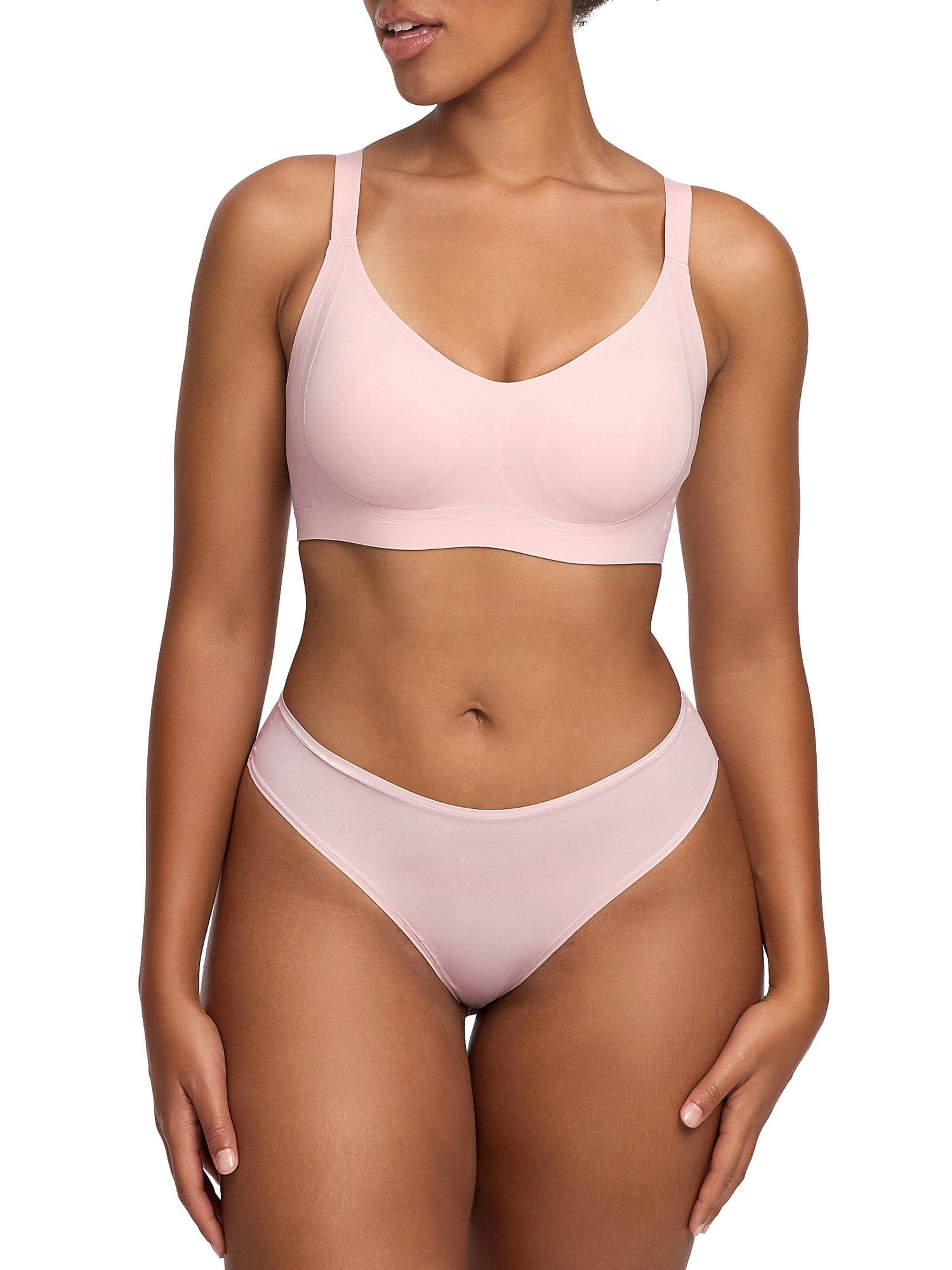 cfab by creamy fabrics Push-up Bra 'Seamless Compact Push-Up BH' in Pink