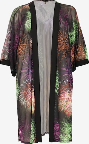 Yoek Kimono in Zwart: voorkant