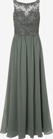 Laona Evening Dress in Green: front