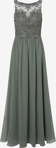 Laona Evening Dress in Green: front