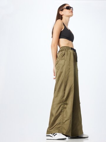 ADIDAS ORIGINALS Wide Leg Hose in Grün