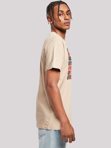 T-Shirt 'I love you 01001001 Binary Code Valentinstag' F4NT4STIC en beige