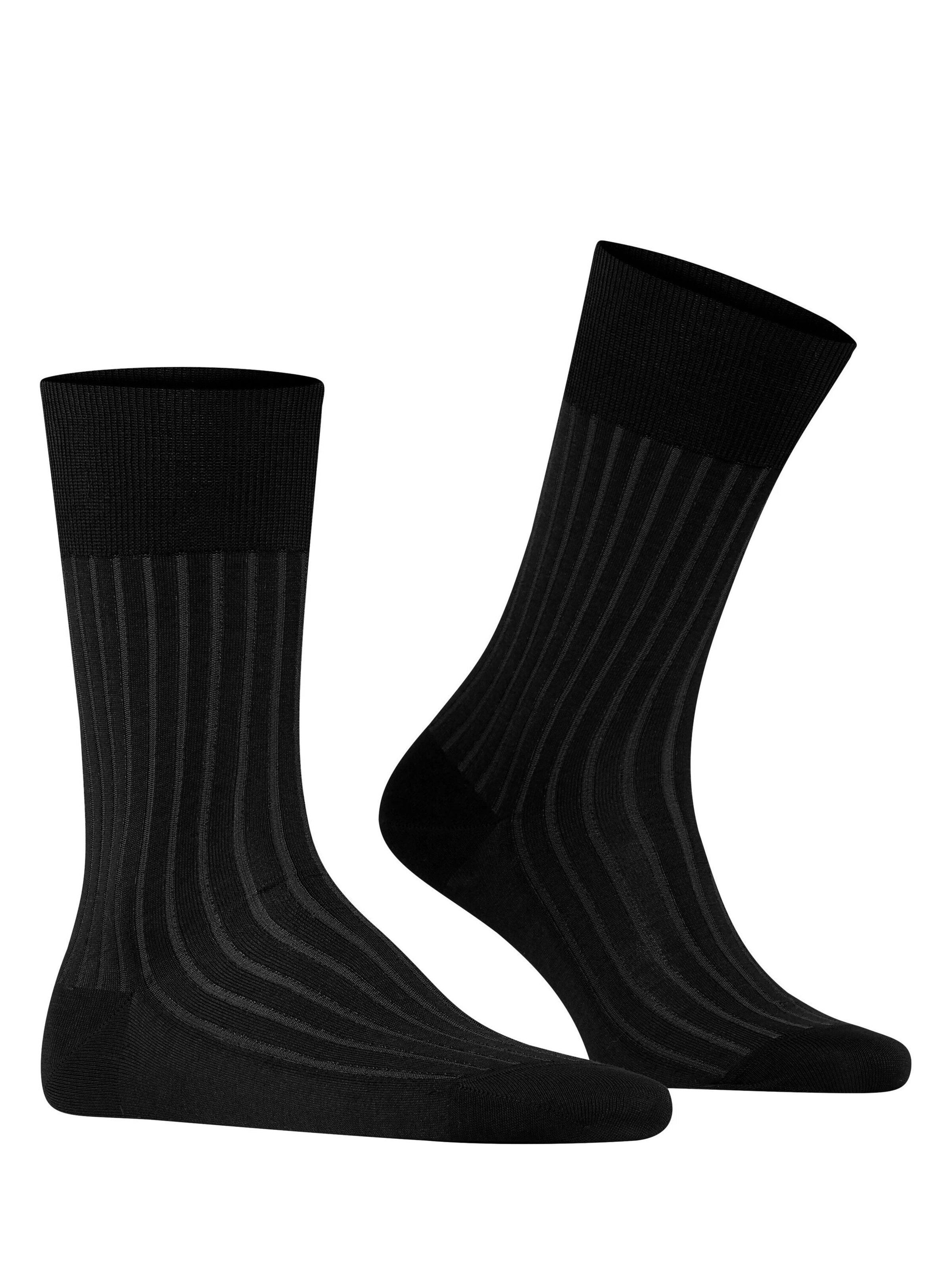 FALKE Socken 'Shadow'‌‌‌‌‌‌‌ in Schwarz