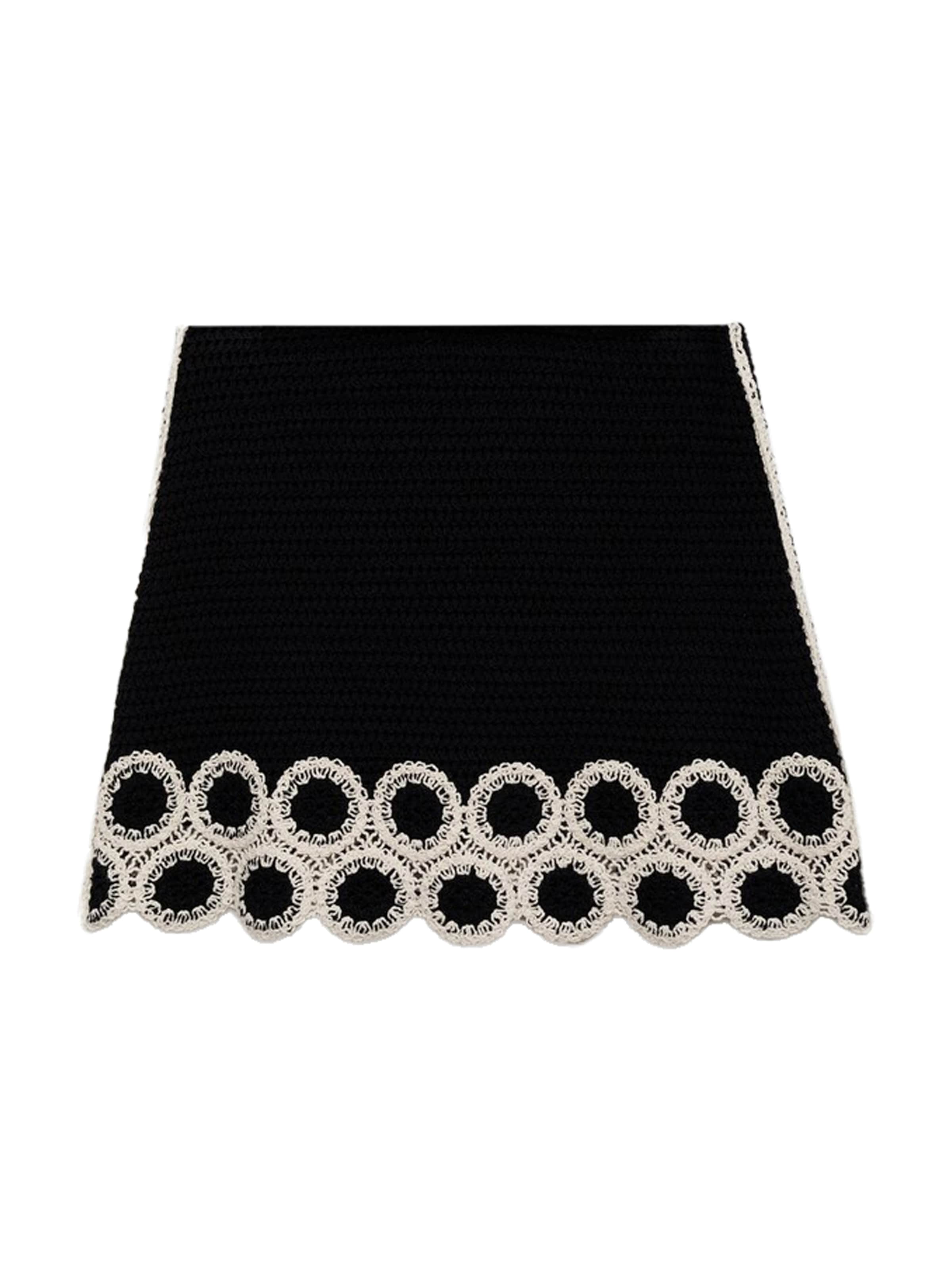 MANGO Szoknyák 'TON' - fekete: elől