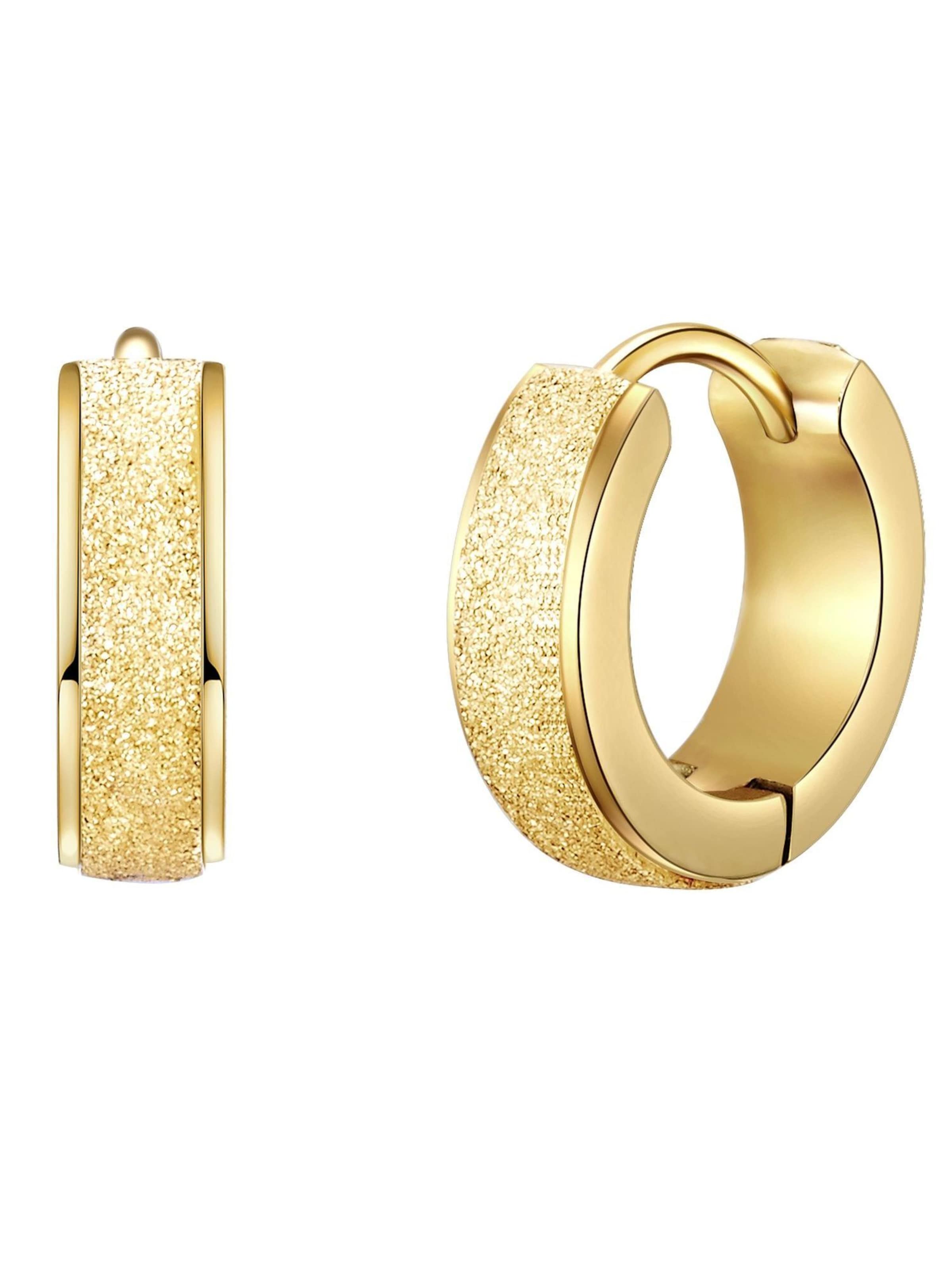 Eastside Earrings in Gold: front