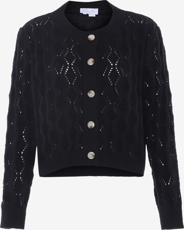 BLONDA Knit Cardigan in Black: front