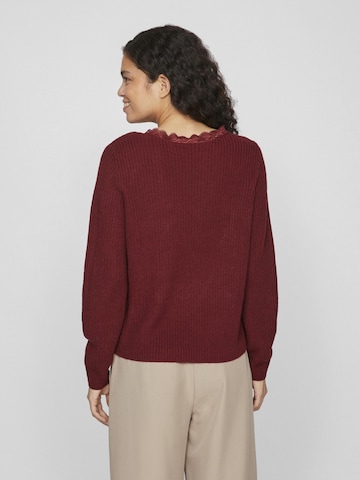 VILA Sweater 'Lou' in Red