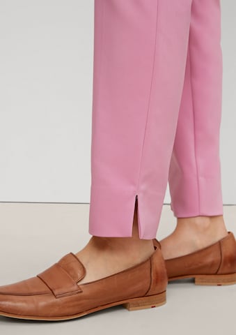 COMMA Slimfit Chinohose in Pink