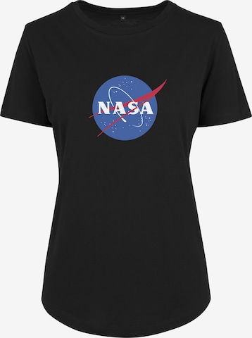 Merchcode Majica 'NASA Insignia' | črna barva: sprednja stran