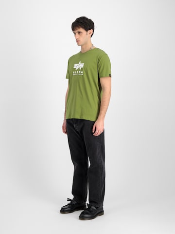 T-Shirt ALPHA INDUSTRIES en vert