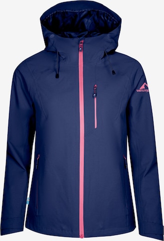 WESTFJORD Outdoor Jacket in Blue: front