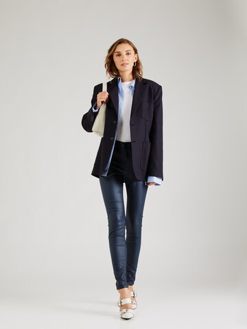 VILA Slimfit Broek 'Sarah' in Blauw