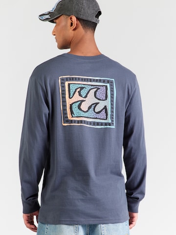 BILLABONG Tričko 'Crayon Wave' - Modrá