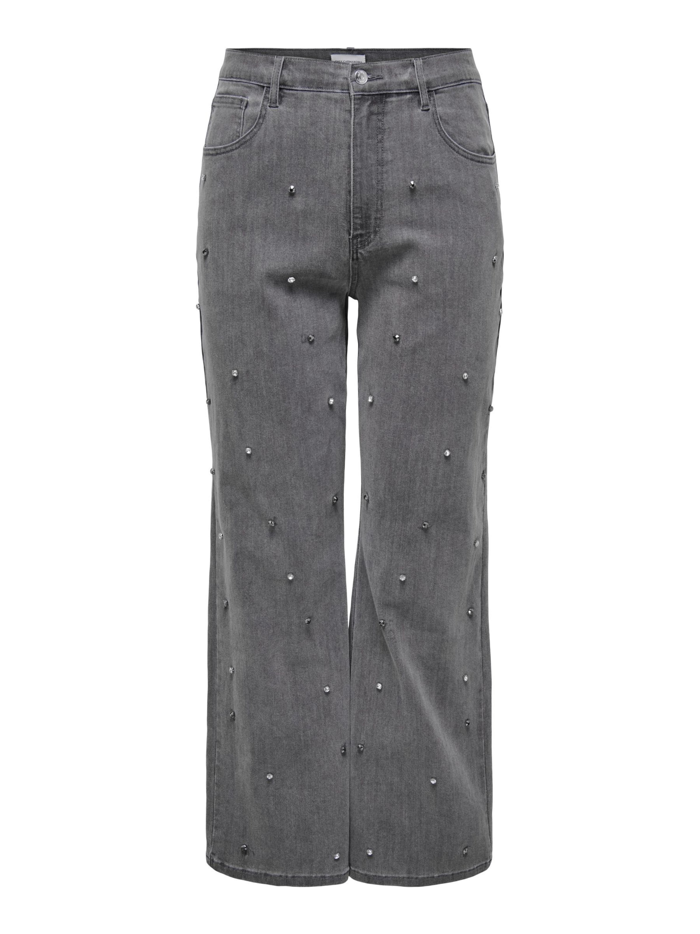 Regular Jean 'CARHope' ONLY Carmakoma en gris : devant