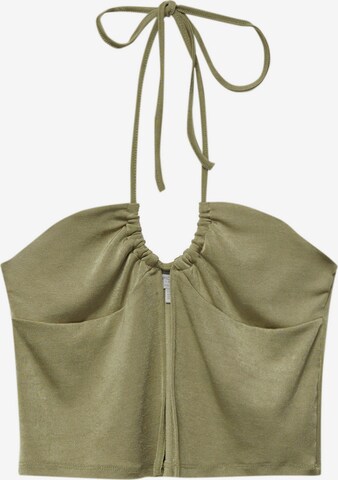 Pull&Bear Top in Groen: voorkant