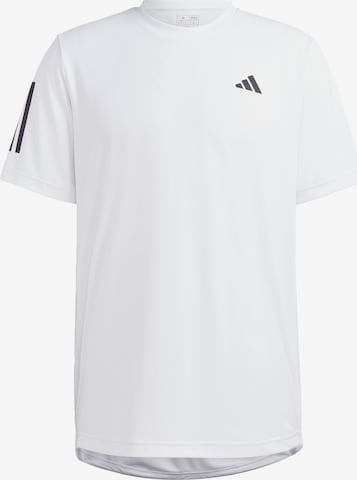 ADIDAS PERFORMANCE Performance Shirt 'Club 3-Stripes ' in White: front
