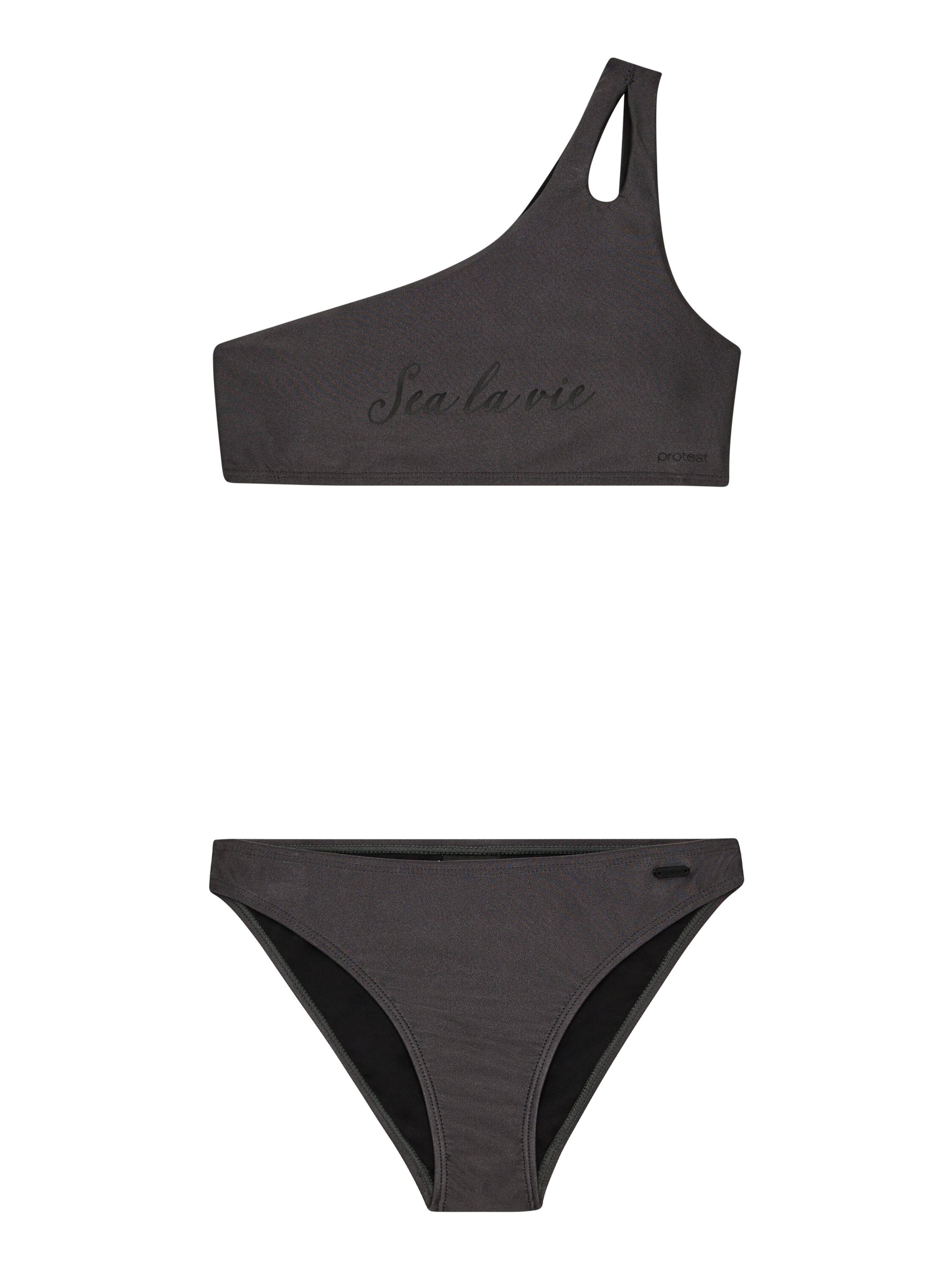 PROTEST Bikini 'PRTYeah JR'‌‌‌‌‌‌‌ in Grau: Vorderseite