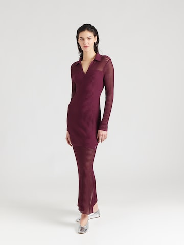 Robes en maille 'Sherstalyn' HUGO en violet : devant