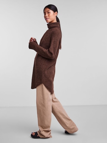 PIECES Sweater 'Ellen' in Brown