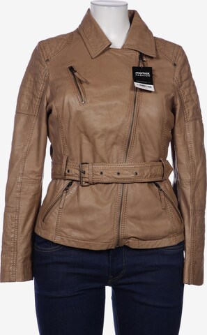 OAKWOOD Jacket & Coat in XL in Beige: front