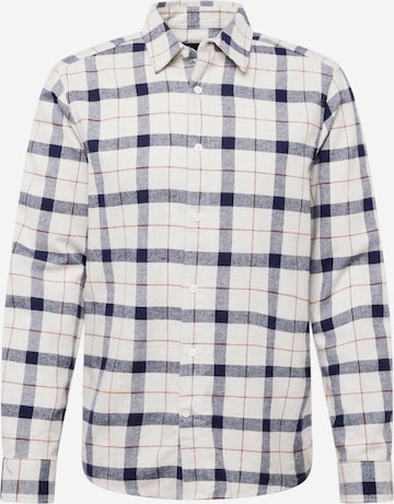 Only & Sons Regular fit Button Up Shirt in Grey: front