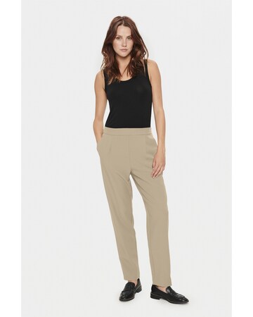 SAINT TROPEZ Tapered Broek 'Celest' in Beige