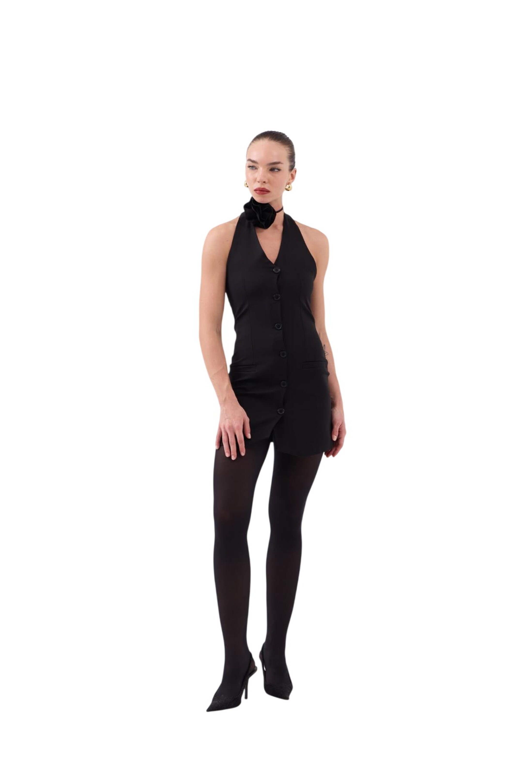 HOLLY LOLLY Blousejurk in Zwart
