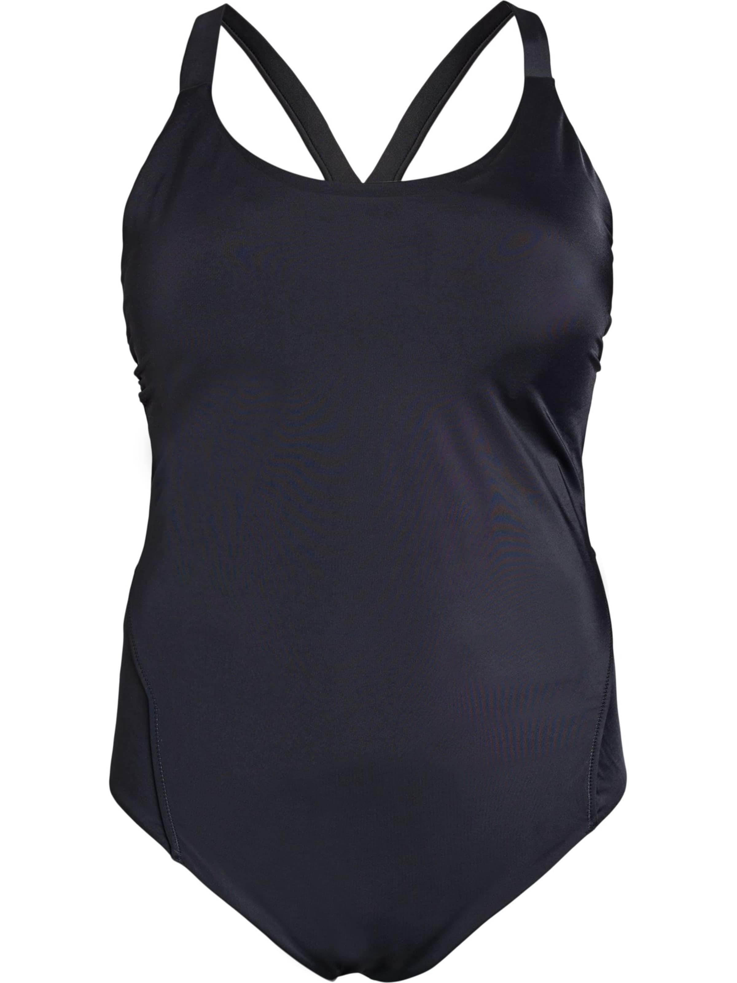 melns Swim by Zizzi Bandeau Peldkostīms &#x27;Smilla&#x27;: no priekšpuses