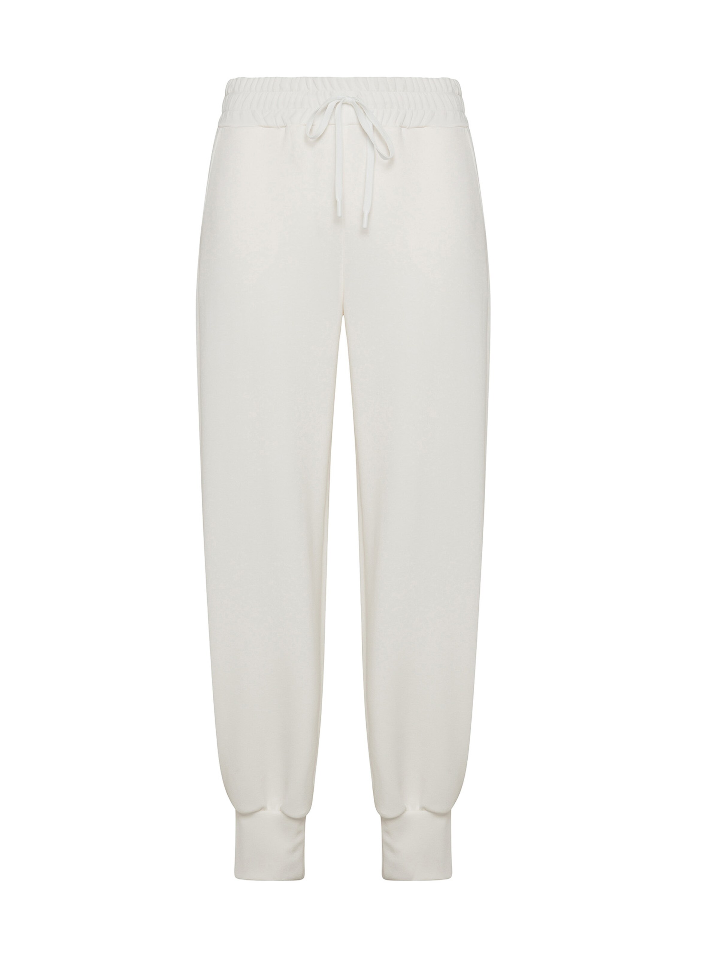 DEHA Slimfit Hose in Weiß: Vorderseite