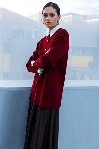 Touche Prive Strickjacke in Rot