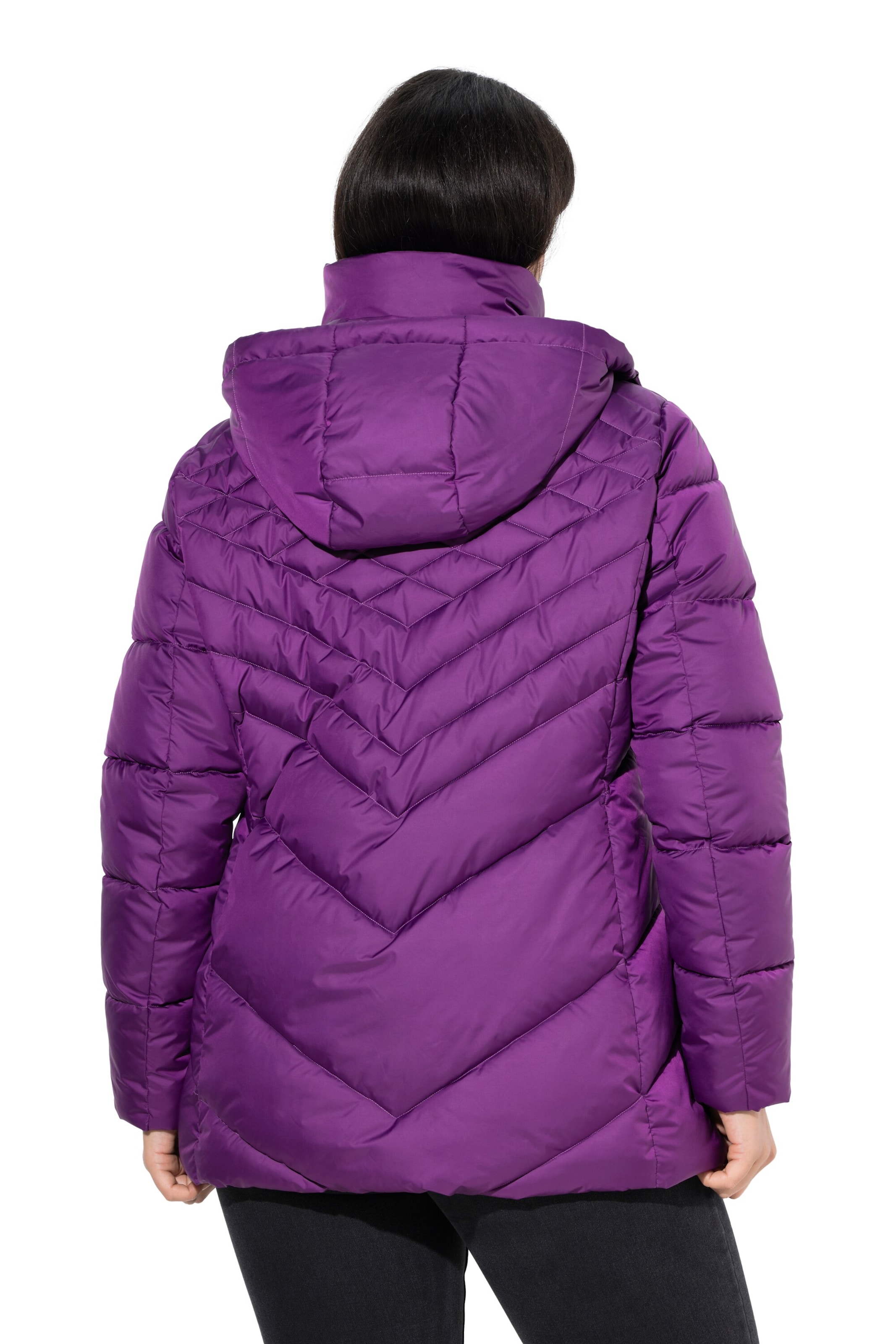 Ulla Popken Winterjas in Lila